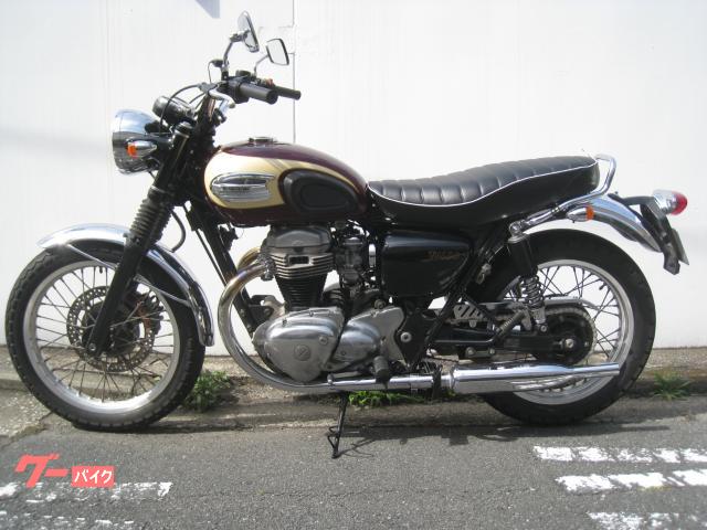 Ｗ６５０　１９９９年頃　キャブ車　純正マフラー カワサキ Ｗ６５０ １９９９年モデル カフェスタイル｜ブルース