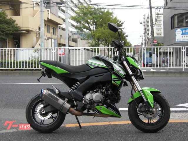 Ｚ１２５ＰＲＯ　ＢＲ１２５Ｈ　ＦＩ　オーバーレーシングマフラー　フェンダーレス