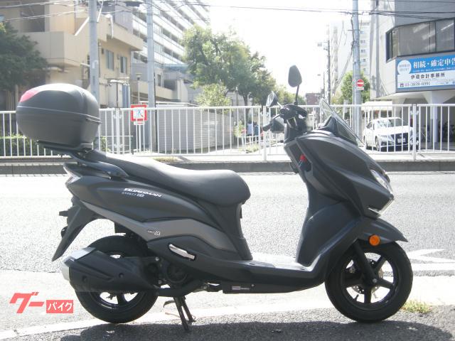 バーグマンストリート１２５ＥＸ　ＥＡ２３Ｍ　ＦＩ　国内モデル　リアＢＯＸ　アイドルストップ　２０２４年