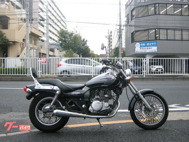 エリミネーター１２５　ＢＮ１２５Ａ　アメリカン原付二種　サイドバッグ　バッグレスト