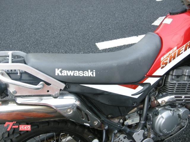 送料無料 KAWASAKI スーパーシェルパ KL250G リア キャリア 黒 専用スーパーシェルパ ディスク付き リアホイール 送料込み カワサキ