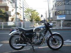 カワサキ　Ｗ６５０　ＥＪ６５０Ａ　カスタムマフラー　シート　ＥＴＣ　リアキャリア