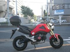 ホンダ　グロム１２５　ＰＧＭ−ＦＩ　原付二種マニュアル　ノーマル　リアＢＯＸ