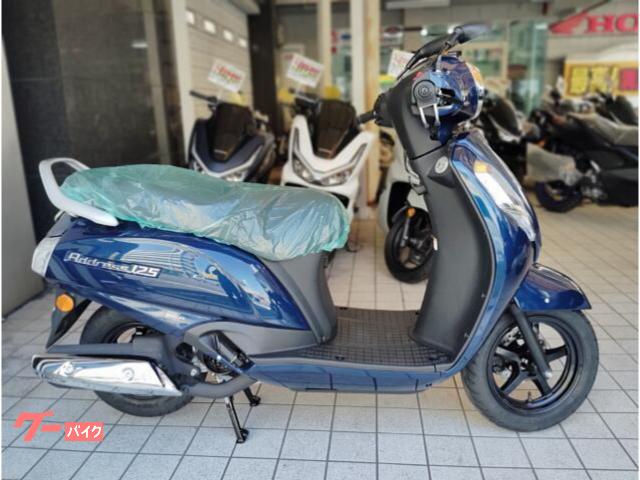 アドレス１２５　ＬＥＤヘッドライト　ダークグリーニッシュブルーメタリック