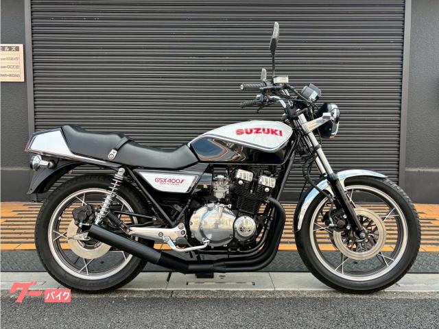ＧＳＸ４００Ｆ　Ｎｅｗペイント　社外ショート管　マーシャルヘッドライト　ダブルディスクブレーキ　ＵＰハンドル　スモークウインカー