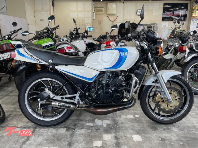 ＲＺ２５０　カスタム　ＹＰＶＳ　チューニングエンジン　ＹＵＺＯチャンバー　ＲＺＲキャブ　足廻り改　ステップ変更　社外エンジンガード