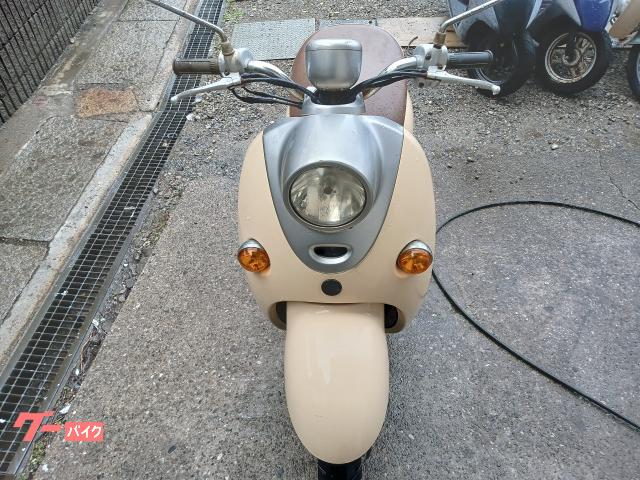 ヤマハ　ビーノSA26J 4スト　キャブレター車　ミルキーブラウン　フル整備済 ヤマハ ビーノ フォーサイクル キャブレター SA26J｜モトフリーク
