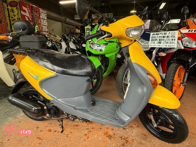 【売約済】実働 BT新品 リアタイヤ新品 スズキ CA45A レッツ4 4スト インジェクションバイク 原付 スクーター スズキ レッツ4 フォーサイクル インジェクション CA45A｜モト