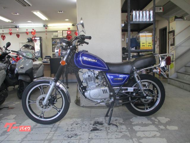 スズキ ＧＮ１２５Ｈ 青 キャブレターモデル フルノーマル車｜バイク ...