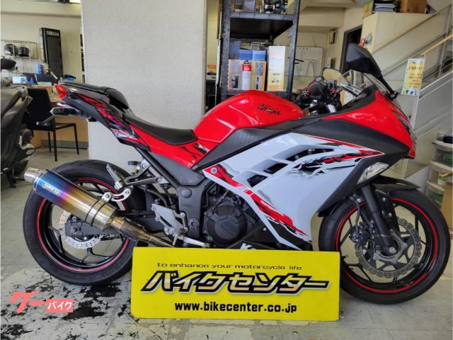 Ｎｉｎｊａ　２５０　ＥＸ２５０Ｌ型　赤白　ＷＲ’Ｓマフラー