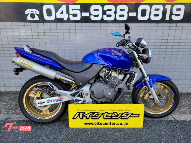 ＨＯＲＮＥＴ　ＭＣ３１型　２００３年モデル　ブルー　社外マフラー付き　ゴールドホイール
