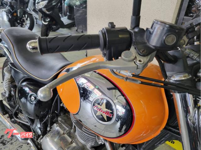 カワサキ エストレヤRS 2000年モデル オレンジ キャブ仕様 前後