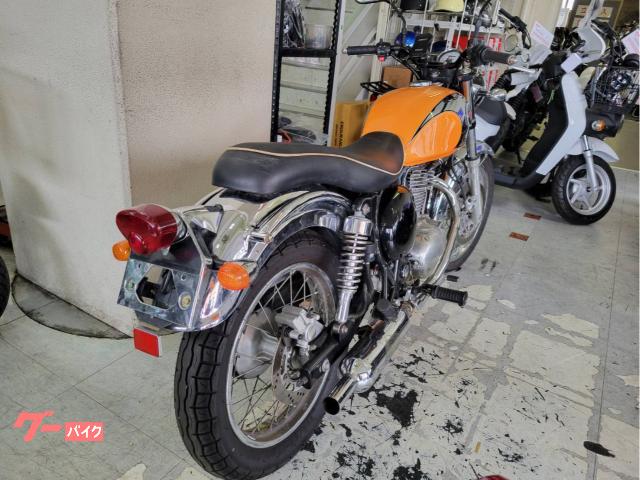 カワサキ エストレヤRS 2000年モデル オレンジ キャブ仕様 前後