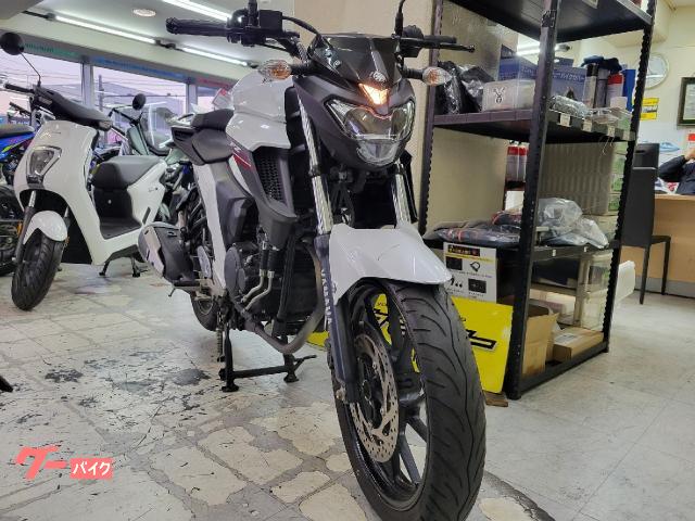FZ25】250cc ホワイト 低走行7000km ETC2.0搭載【YAMAHA】 FZ25】250cc