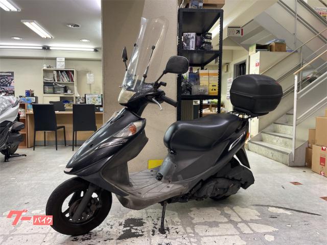★支払い総額 7.5万円★ スズキ アドレスV125G  CF46A  外観良好♪ リアボックス付き♪ 通勤通学に♪ カスタムベースにも♪ 走行テスト済み 関東圏内即日配送可能です！ スズキ アドレスV125G CF46A型 ガンメタ スクリーン リア