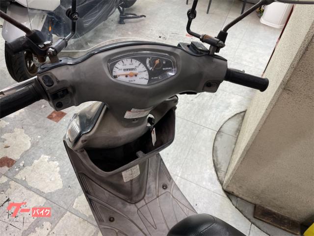 スズキ アドレスV125G CF46A型 ガンメタ スクリーン リア