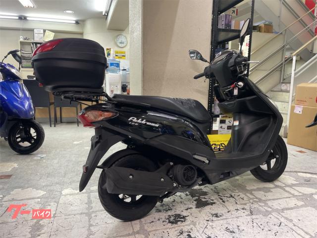 スズキ アドレス125 DT11A ブラック リアボックス付き