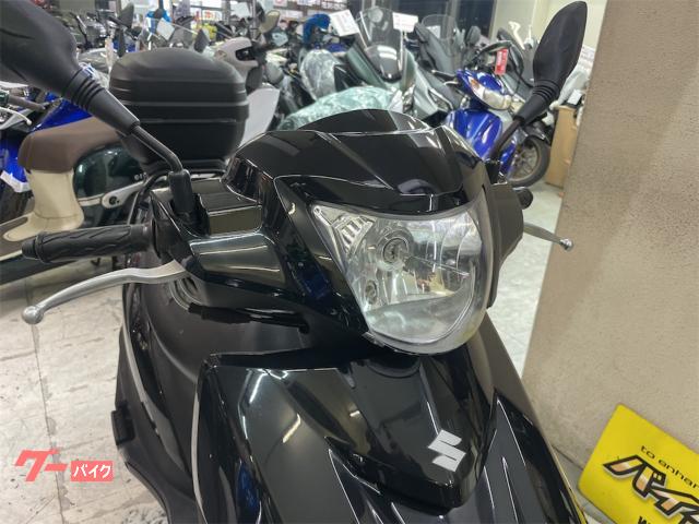 スズキ アドレス125 DT11A ブラック リアボックス付き