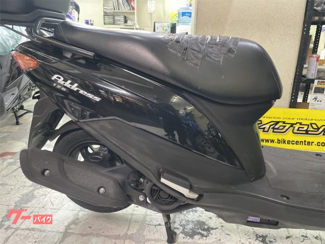 スズキ アドレス125 DT11A ブラック リアボックス付き