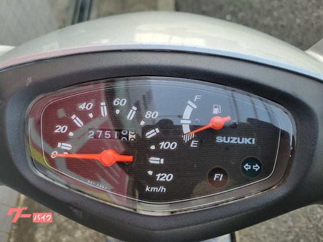 スズキ アドレスV125 CF4EA 2013年モデル シルバー
