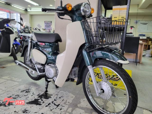 ホンダ スーパーカブ110 JA44 メタリックグリーン 2022 前
