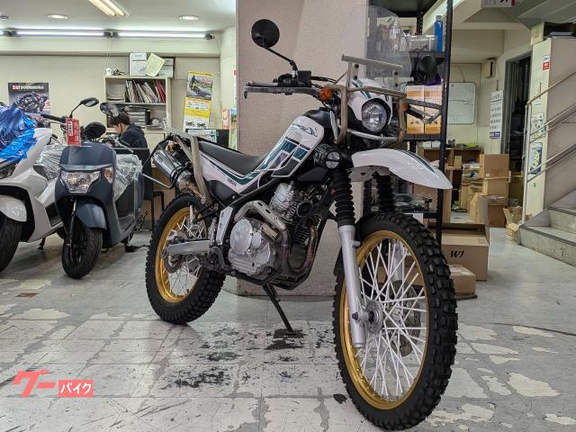 ヤマハ セロー250 DG17J グリーン BEAMSマフラー リア