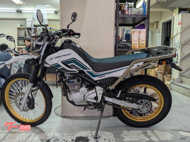 ヤマハ セロー250 DG17J グリーン BEAMSマフラー リア