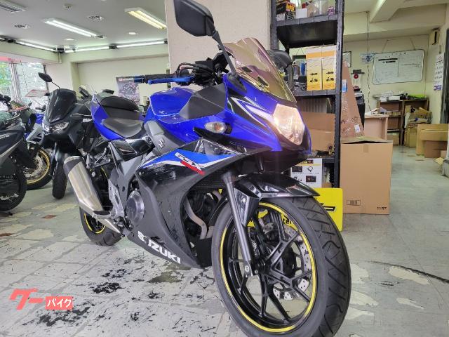 スズキ GSX250R ブルー 2020 社外スクリーン デジタル 