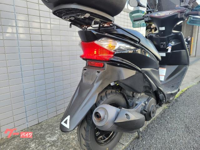 スズキ アドレスV125S 2010 ブラック スクリーン リヤ
