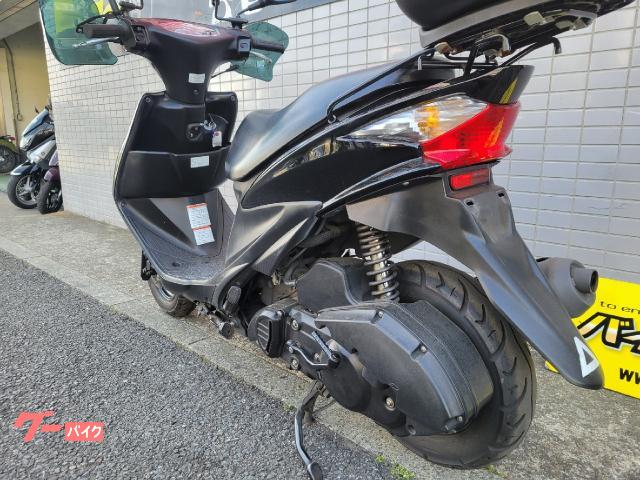 スズキ アドレスV125S 2010 ブラック スクリーン リヤ