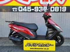 スズキ　アドレス１２５　２０２０年　レッド　ＤＴ１１Ａ　　大型メーター　メットイン　キャリア付