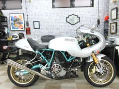 ＤＵＣＡＴＩ　ポールスマート１０００ＬＥフルカスタム　アエラ製コンチタイプチタンマフラー　ゲイルスピード製アルミ鍛造ホイール