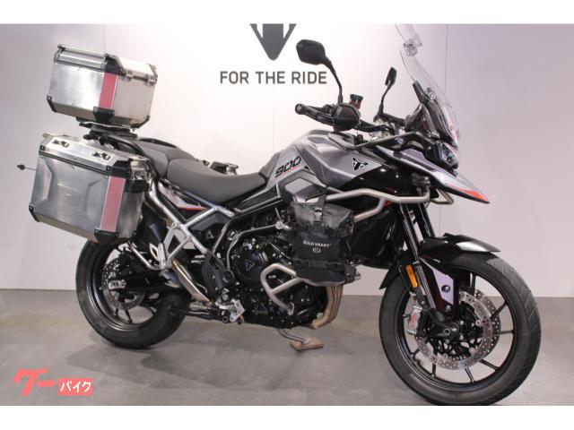 タイガー９００ＧＴ　純正３ＢＯＸ・グリップヒーター・フォグランプ付