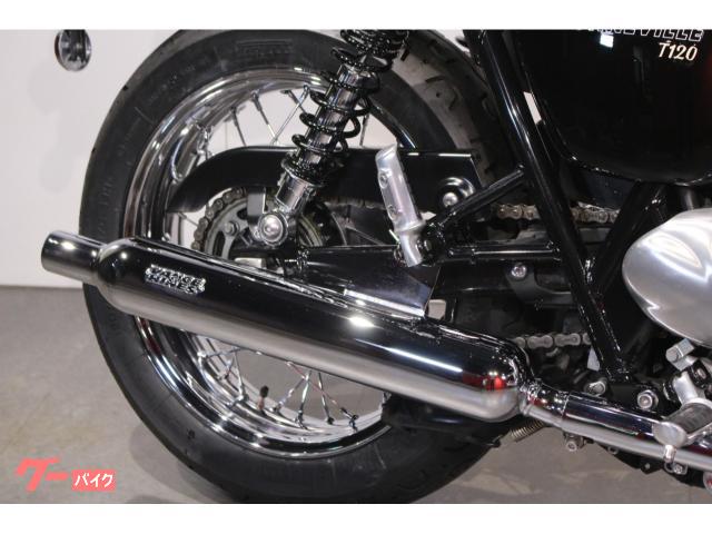 トライアンフ　Vance & Hines　純正マフラー VANCE&HINES トライアンフ純正オプションスリップオンマフラー