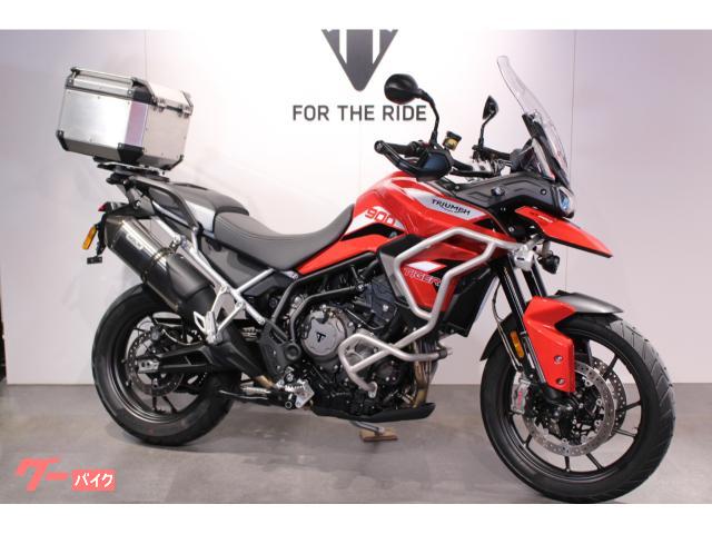 タイガー９００ＧＴ　ＰＲＯ　タンクガード・ＴＯＰボックス・ＡＲＲＯＷサイレンサー