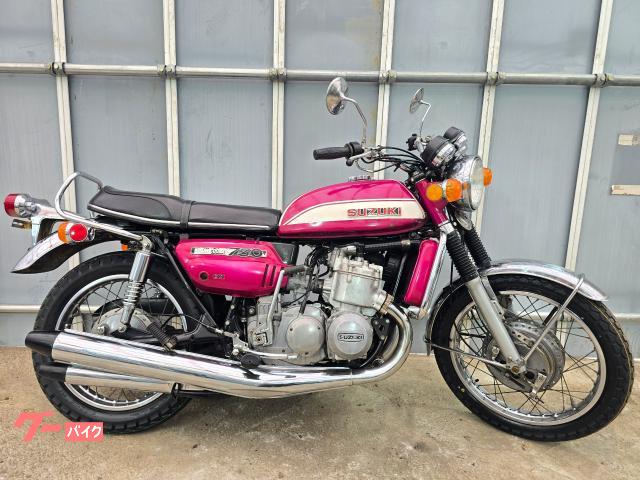 ＧＴ７５０　最初期型／フルノーマル／純正オリジナルペイント／純正キー　キャブレターオーバーホール　タイヤ等各部消耗品新品交換