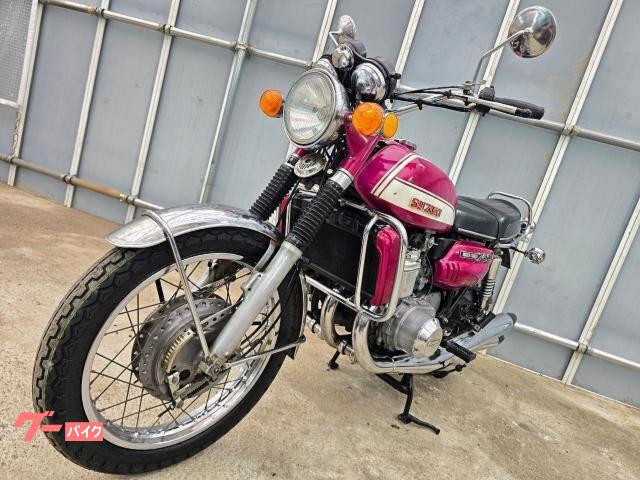 スズキ GT750 最初期型／ノーマル／純正オリジナルペイント／純正