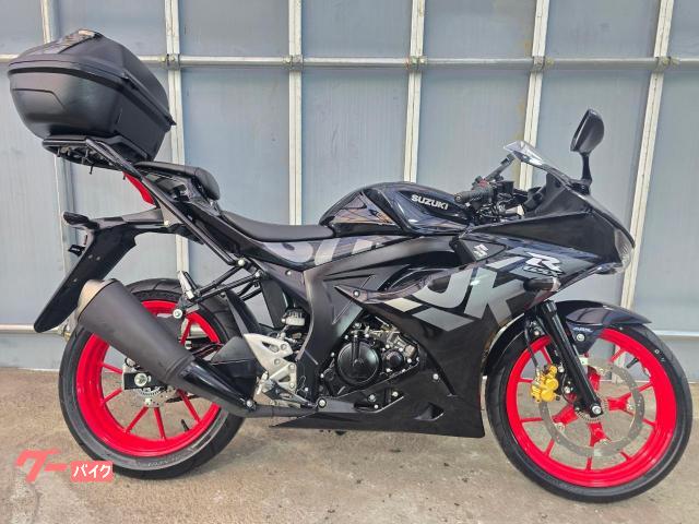 ＧＳＸ−Ｒ１２５　ＡＢＳ　リアキャリア／ＧＩＶＩリアボックス／クランプバー／スマホホルダー　前後タイヤ／プラグ等新品交換