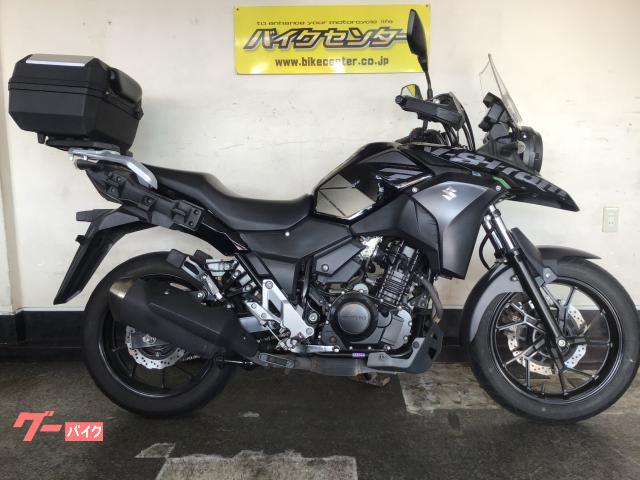 Ｖ−ストローム２５０　２０１７年モデル　パールネブラーブラック　６速ＭＴ　リアボックス　ナックルガード　インジェクション　ノーマル