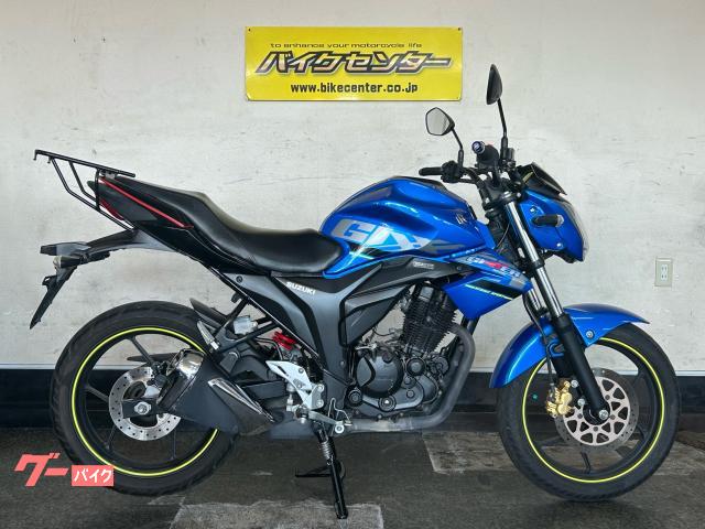 ＧＩＸＸＥＲ　１５０　２０１９年モデル　トリトンブルーメタリック　５速ＭＴ　リアキャリア　インジェクション