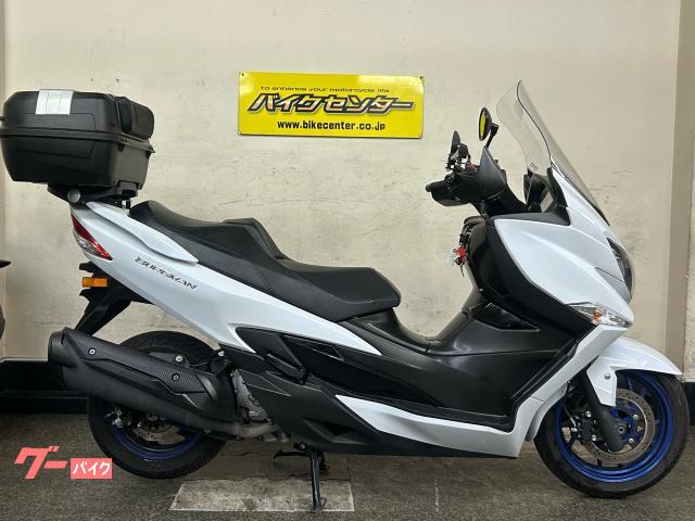 バーグマン４００　ＡＢＳ　２０２０年モデル　パールグレイシャホワイト　ＥＴＣ２．０　ナックルガード　マルチバー　ＬＥＤヘッドライト