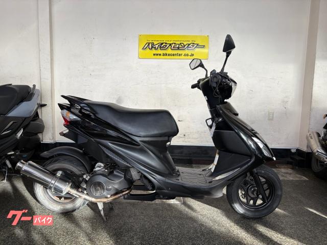 アドレスＶ１２５Ｓ　２０１０年モデル　グラススパークルブラック　ロンホイ　カスタムマフラー・エアクリーナー　グリップヒーター