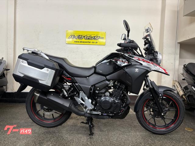 Ｖ−ストローム２５０　ＡＢＳ　２０２０年モデル　パニアケース　ドラレコ　ＥＴＣ搭載　エンジンガード　スクリーン