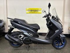 ヤマハ　マジェスティＳ　２０１８年モデル　マットダークブルーイッシュグレーメタリック　リアキャリア　カスタムスクリーン・ブレーキレバー