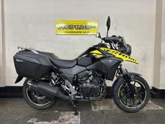 スズキ　Ｖ−ストローム２５０　ＡＢＳ　２０２１年モデル　ソリッドダズリンクールイエロー　ＳＨＡＤリアボックス　サイドケース　６速ＭＴ