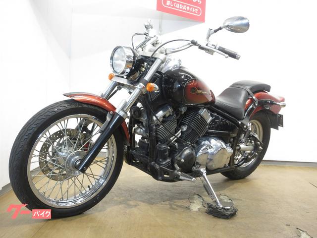 純正 YAMAHA バイクタンク 黒 ドラッグスター400クラシック VH01J YAMAHA ドラッグスター400 タンク 黒 ヤマハ 純正 中古 バイク