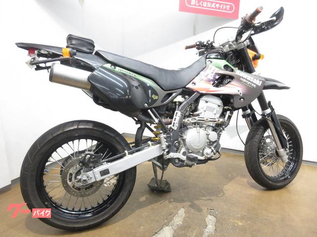 ☆長野県☆Kawasaki Ｄトラッカー LX250E バイク車体　カスタム カワサキ Dトラッカー／LX250E型／ナックルガード／カスタム