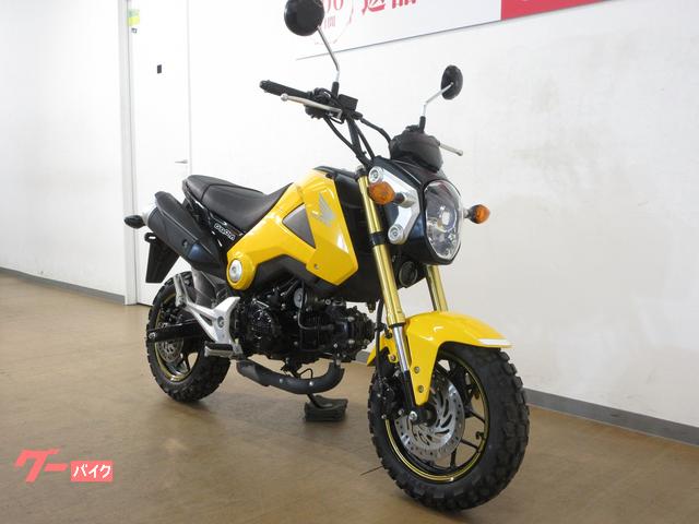 2014年製ホンダグロムＪＣ61黄色 ホンダ グロム／JC61型／インジェクションモデル／ブロックタイヤ