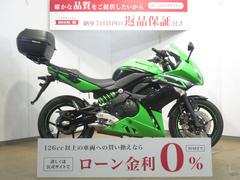 カワサキ　Ｎｉｎｊａ　４００Ｒ　／ＳＨＡＤ製リアボックス／リアキャリア／キジマ製ヘルメットホルダー