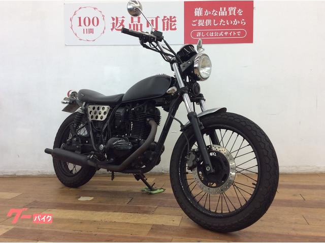 カワサキ 250TR マットブラックタンク メッキフェンダー｜バイク